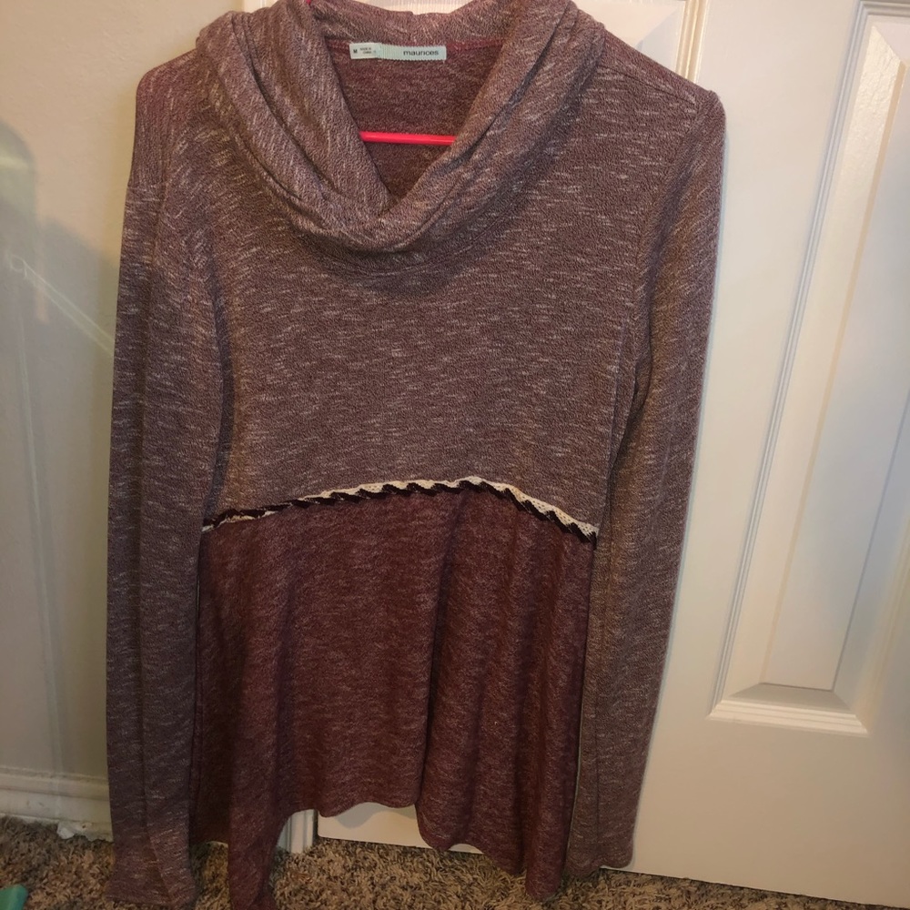 mauve top